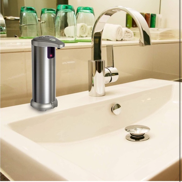 Stainless Steel Touchless Soap/Lotion Dispenser🧴w Waterproof Base - Picture 2 of 10